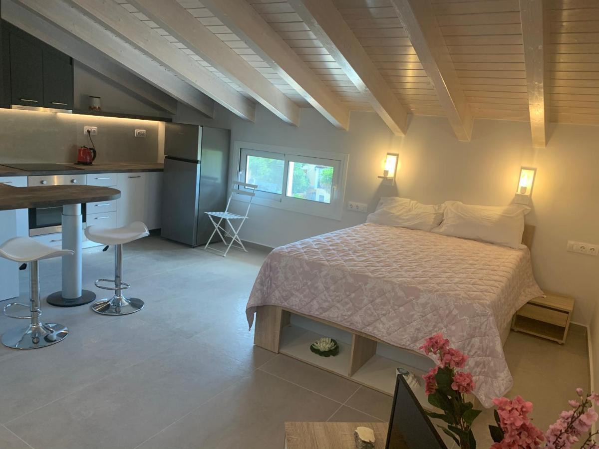 Terpsichore Boutique Bright New Sofita Studios And Appartment Dassia  Exterior foto